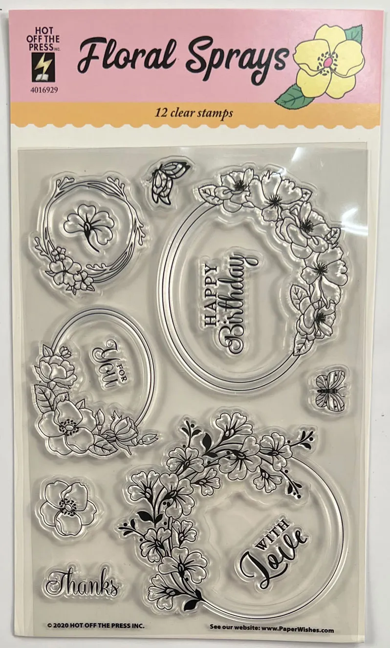 Floral Sprays Clear Stamps