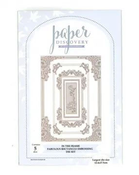 Rectangle Embossing Frames Die set In the Frame Fabulous Paper Discovery - OOPS