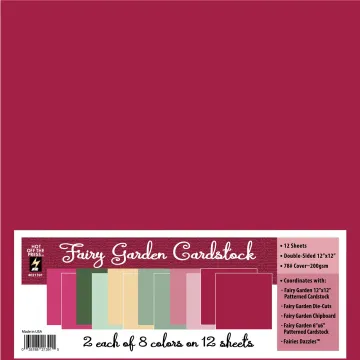 Fairy Garden 12"x12" Solid Cardstock