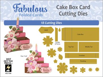 Cake Box Card Dies by Fabulous Folded