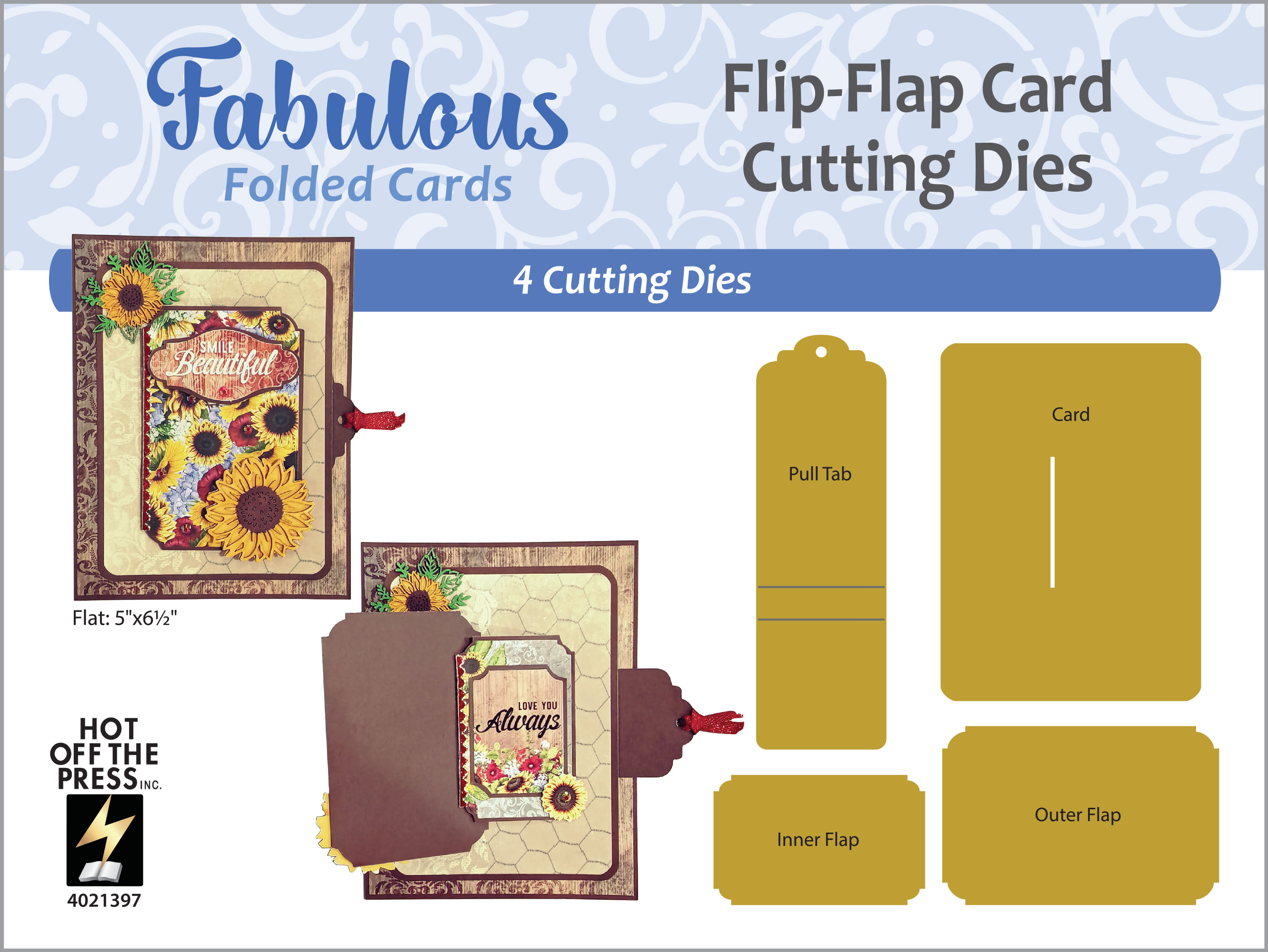 Flip Flap Card Dies by Fabulous Folded