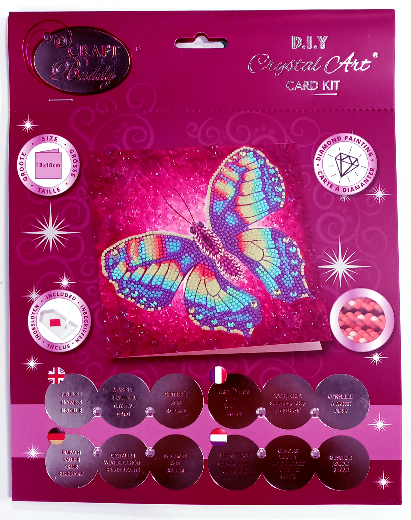 Change (Butterfly) Crystal Art Card Kit