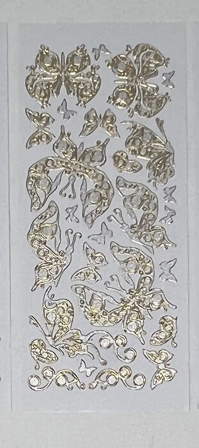 Jewel Butterflies Dazzles Stickers