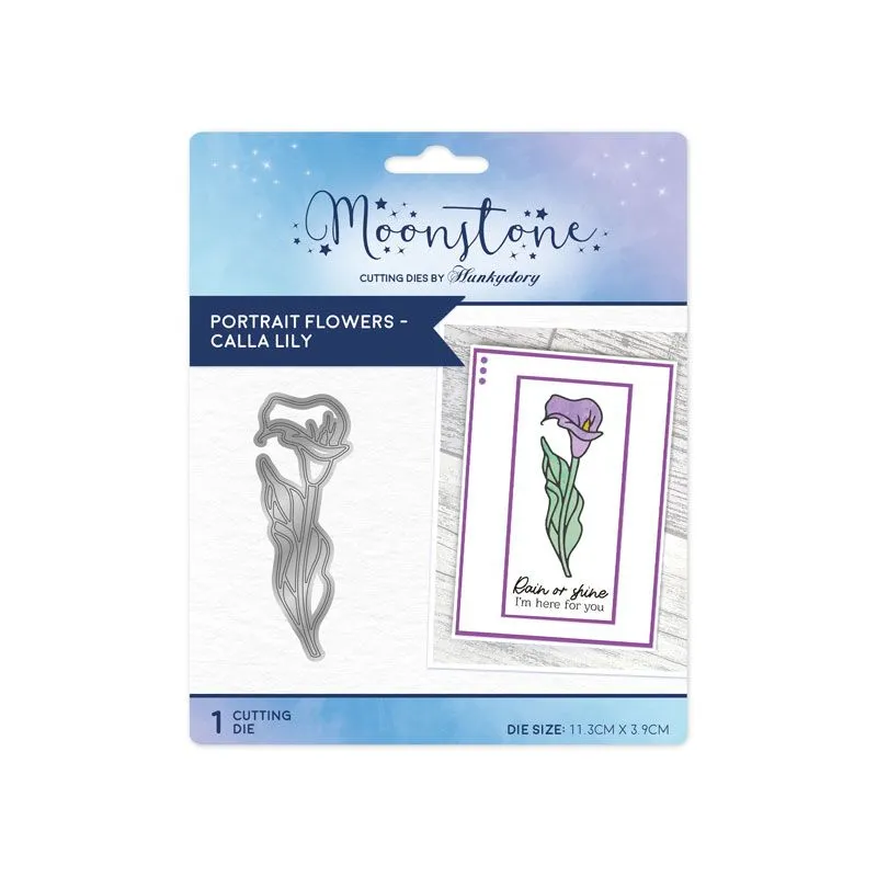 Portrait Flowers Calla Lily Moonstone Dies