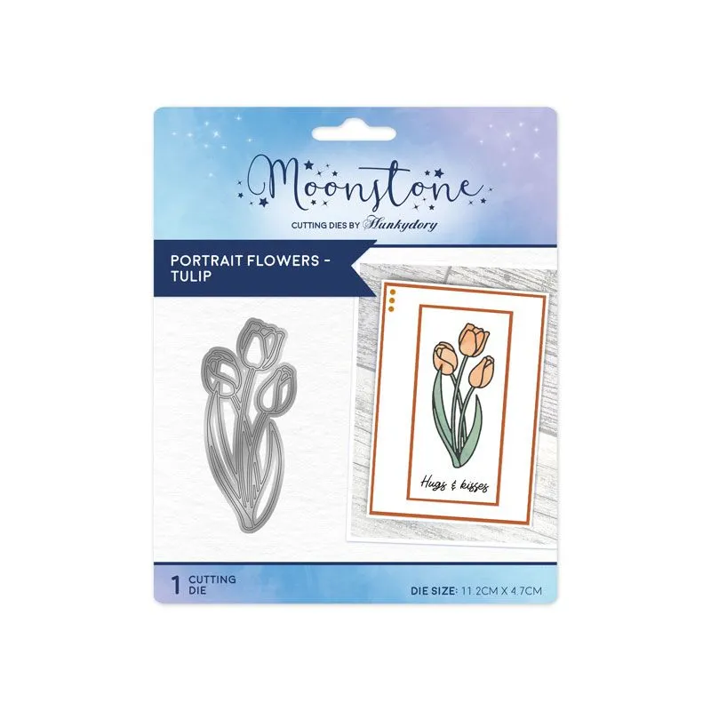 Portrait Flowers Tulip Moonstone Dies