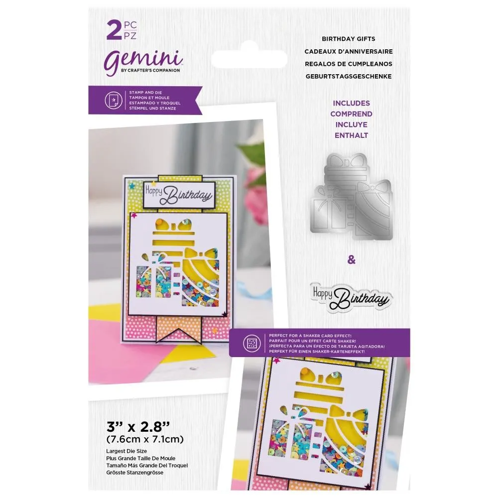 Birthday Gifts Stamp & Die
