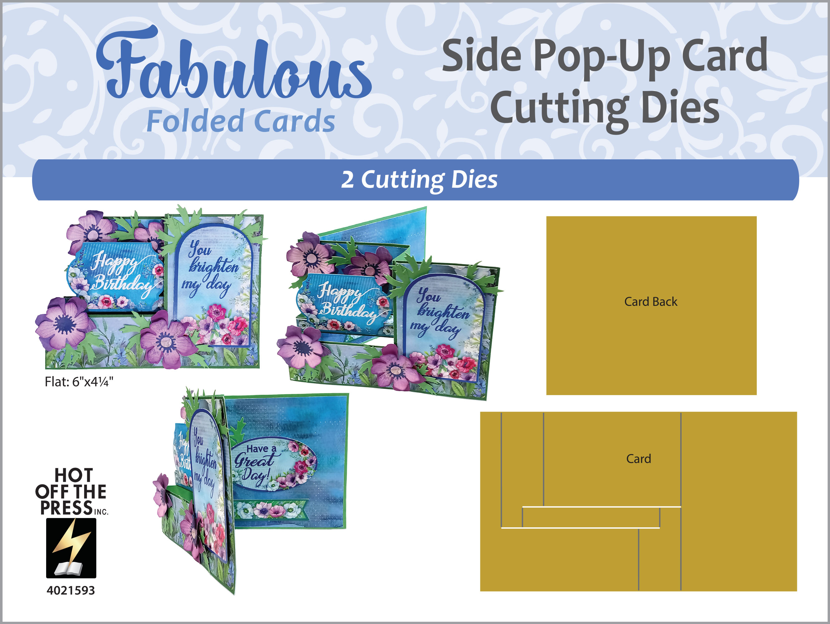 Side Pop-Up Card Dies by Fabulous Folded