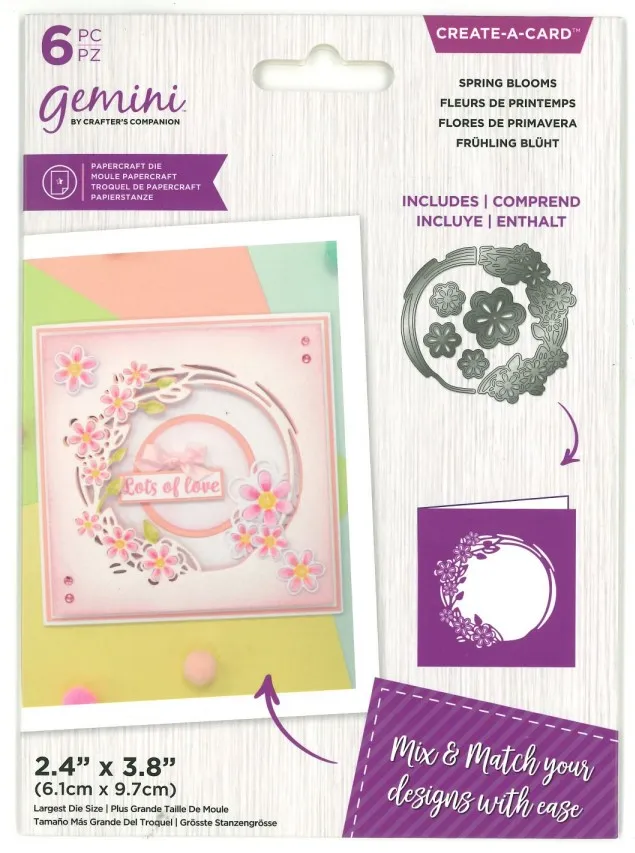 Spring Blooms Create-a-Card Dies