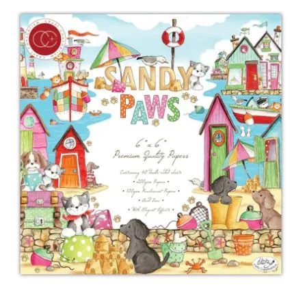 Sandy Paws 6x6 Paper Pad