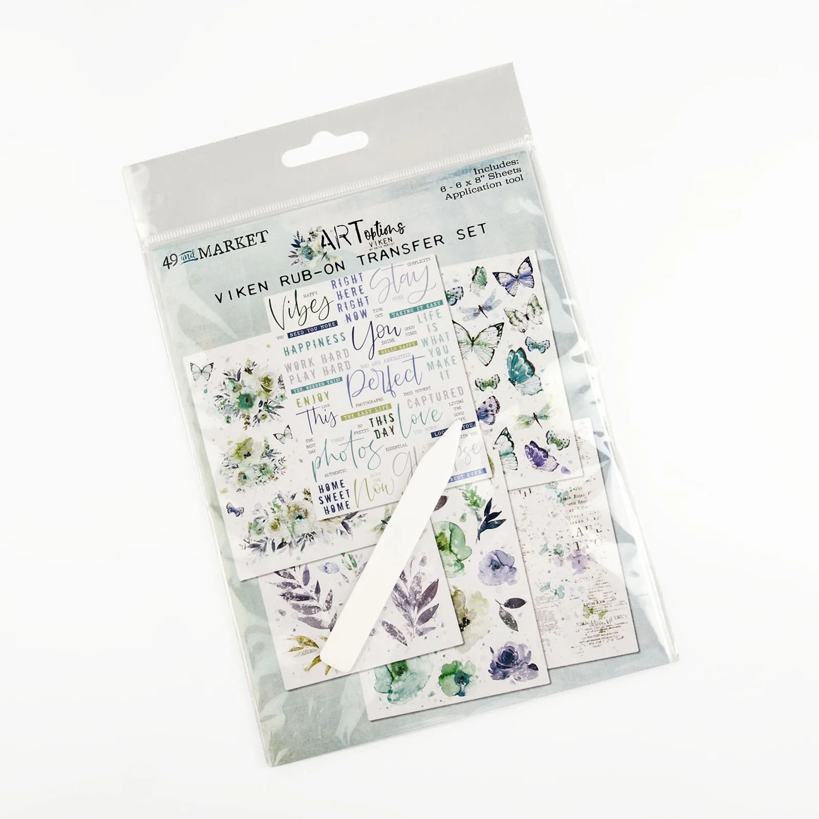 Viken 6x8 Rub-on Transfer Set by ARToptions