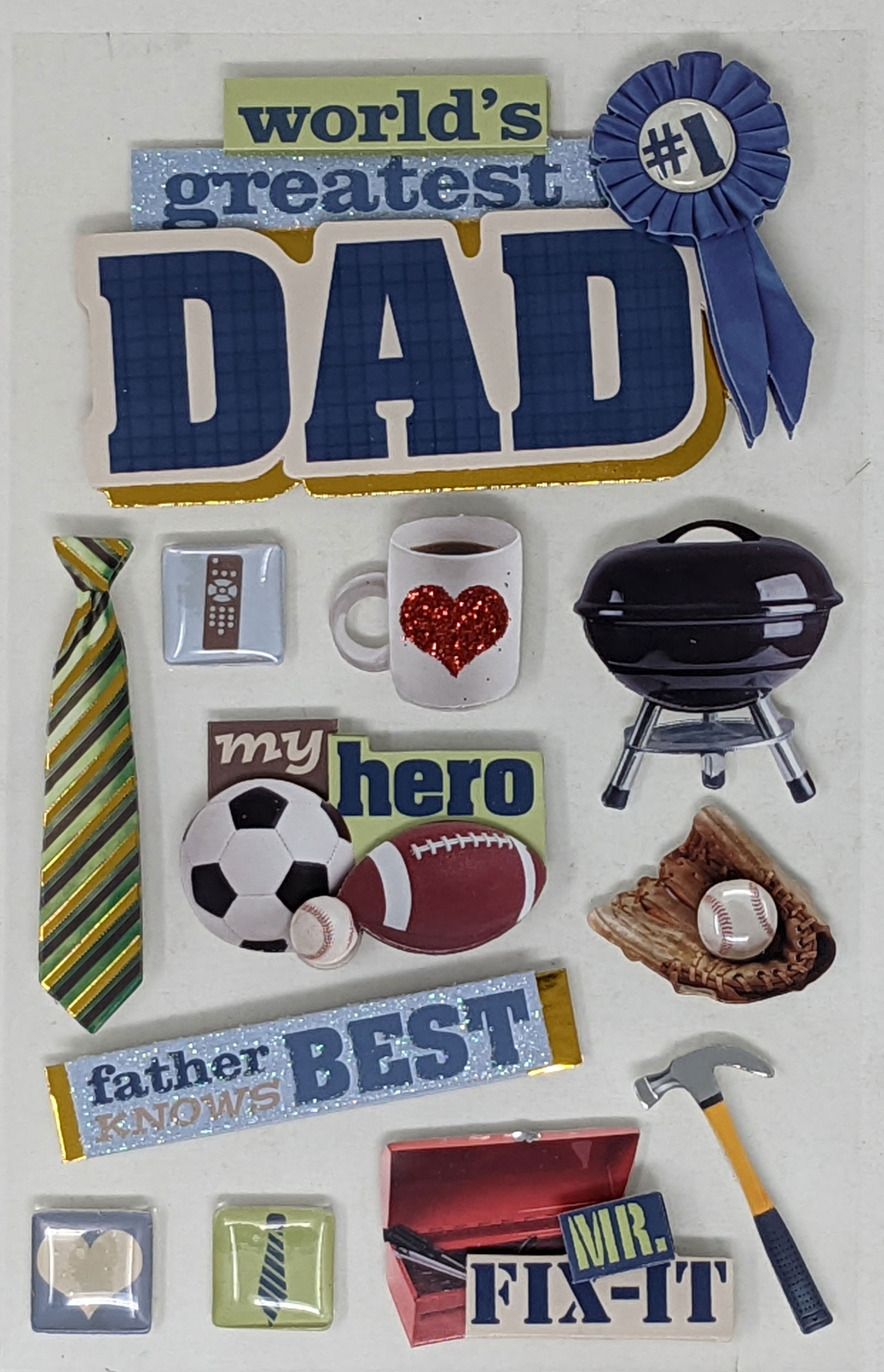 Dad 3D Stickers