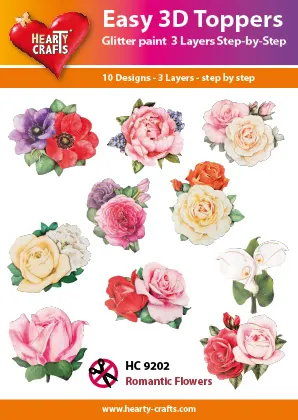 Romantic Flowers 3D Toppers