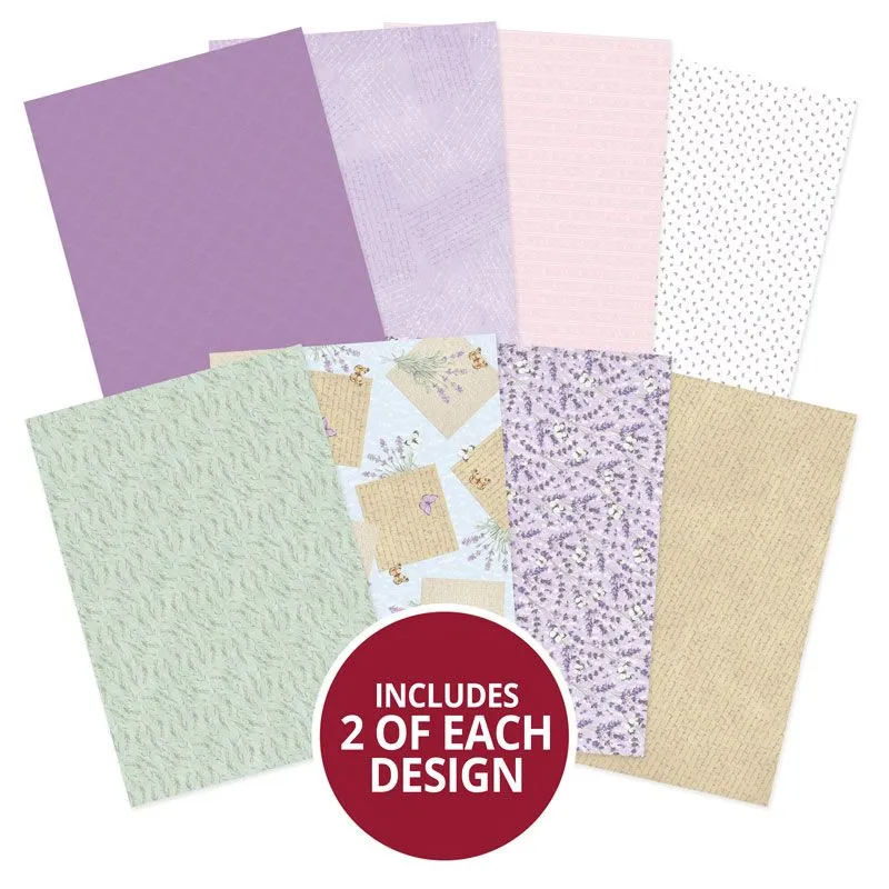 Lavender Printed Parchment