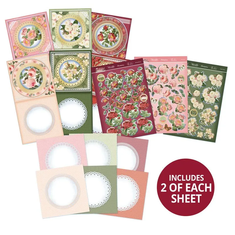 Delightful Roses Decoupage Card Kit