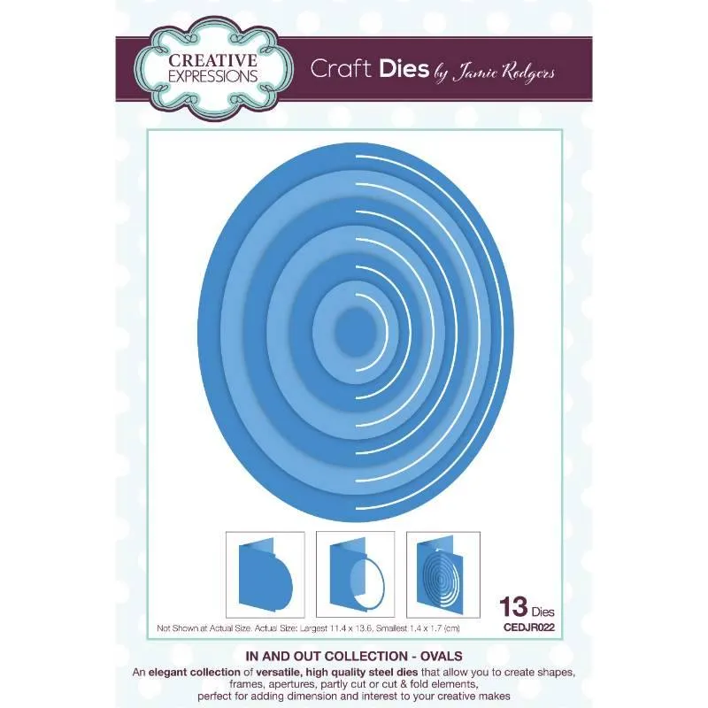 In and Out Collection Oval Craft Dies