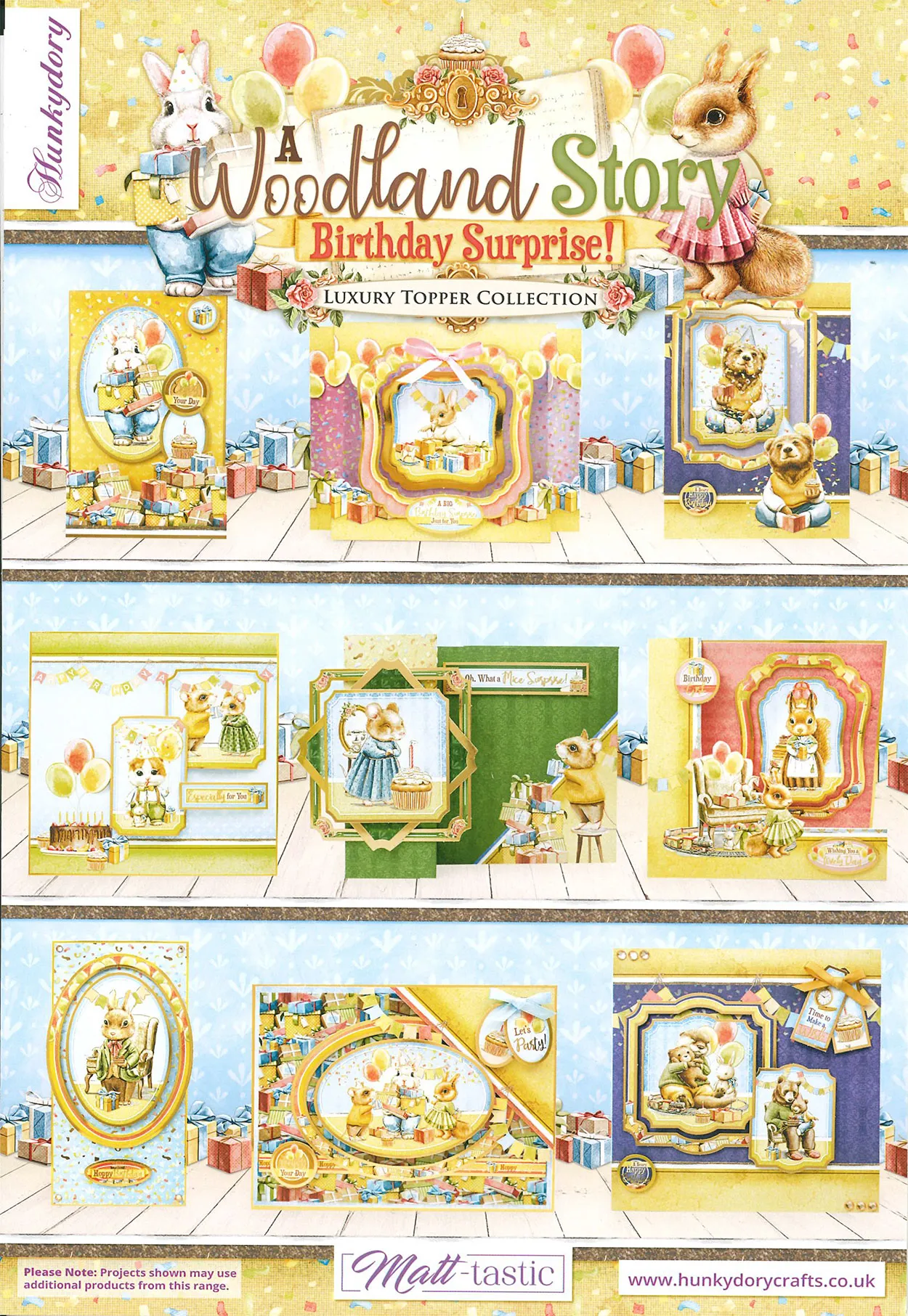 Birthday Surprise  A Woodland Story Luxury Topper Collection