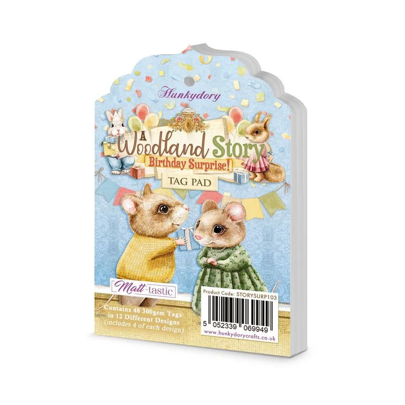 Birthday Surprise Tag Pad A Woodland Story
