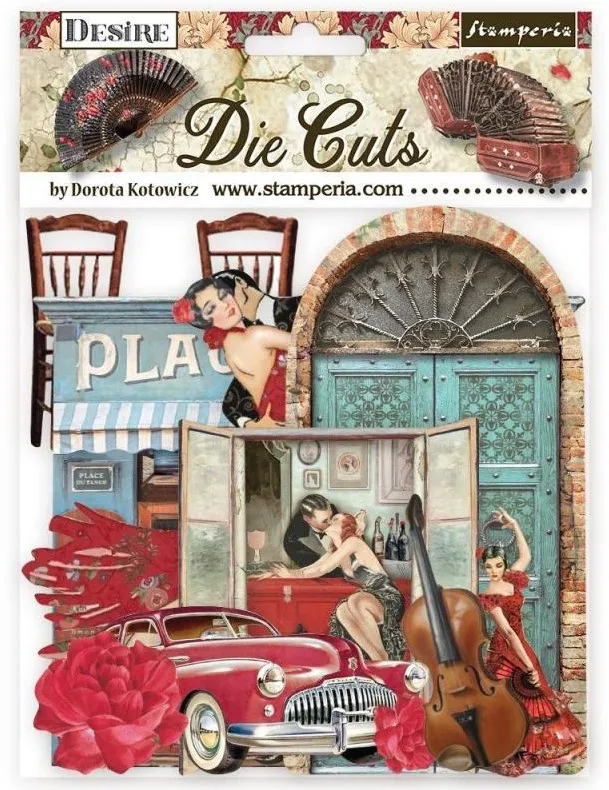 Desire Die-Cuts, 28 pieces