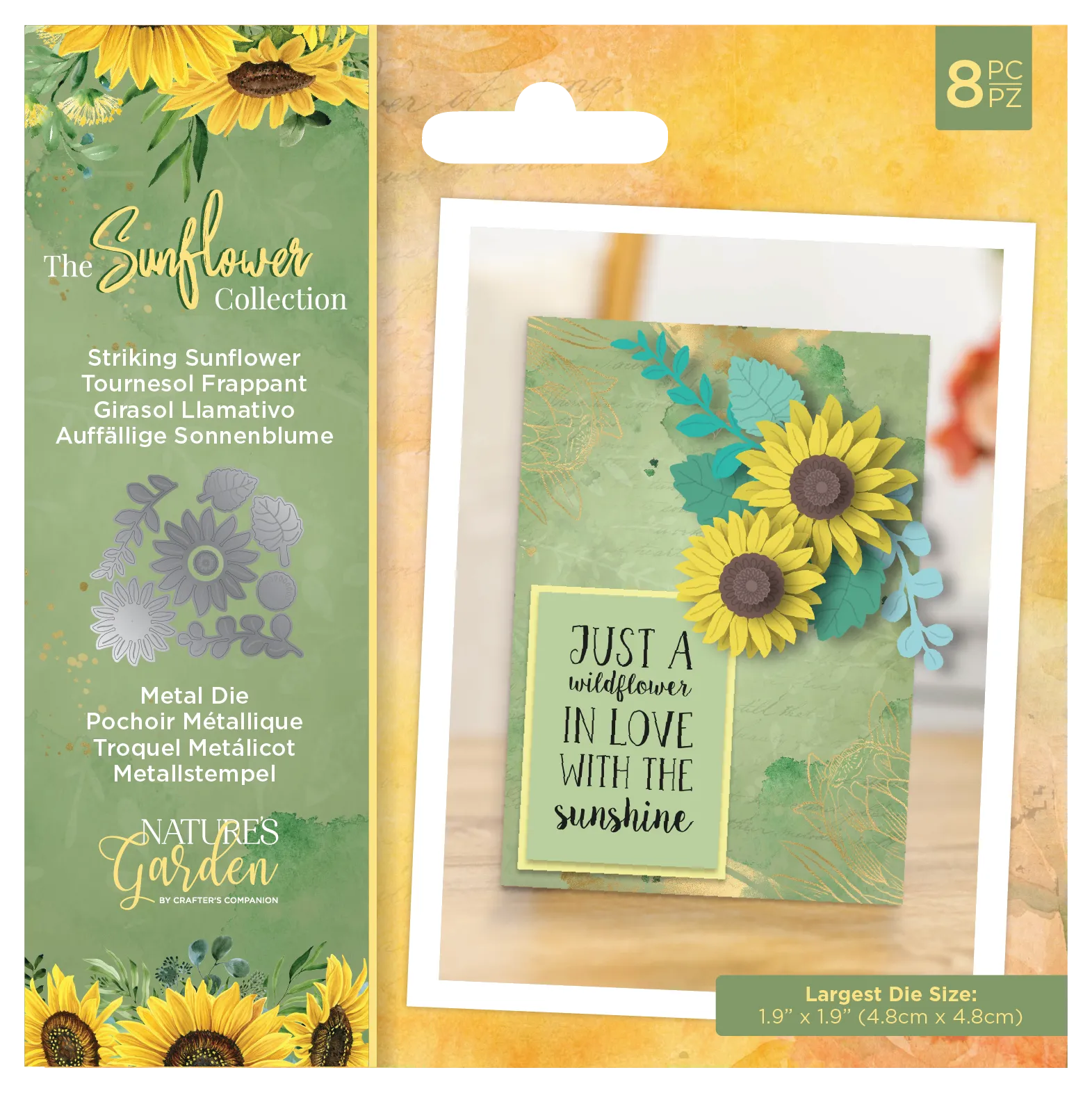 Striking Sunflower Metal Die