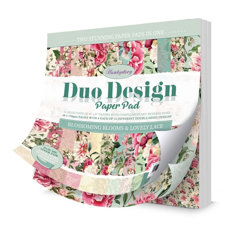 Blossoming Blooms & Lovely Lace Duo Design Paper Pad