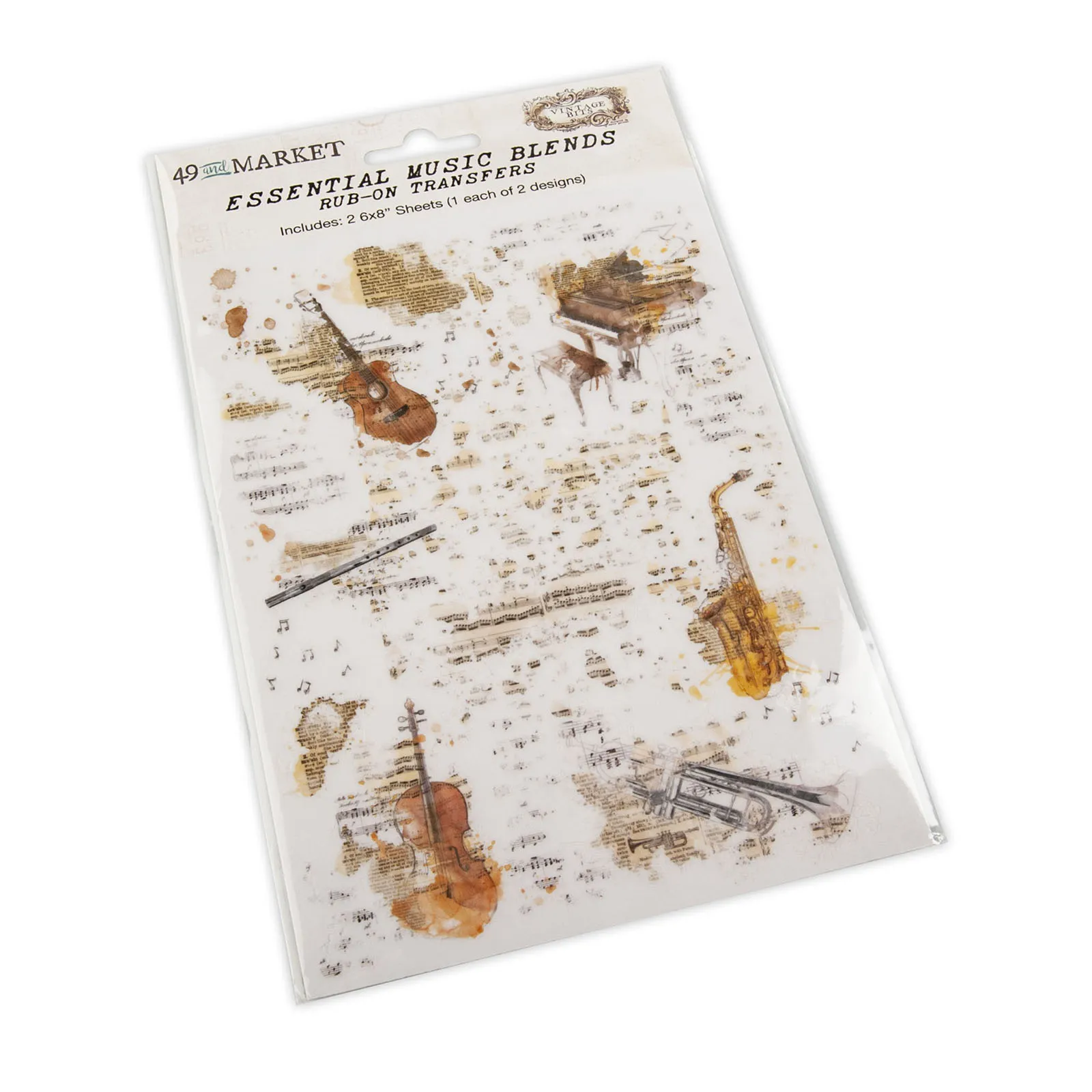 Essential Music Blends Rub-On Transfer