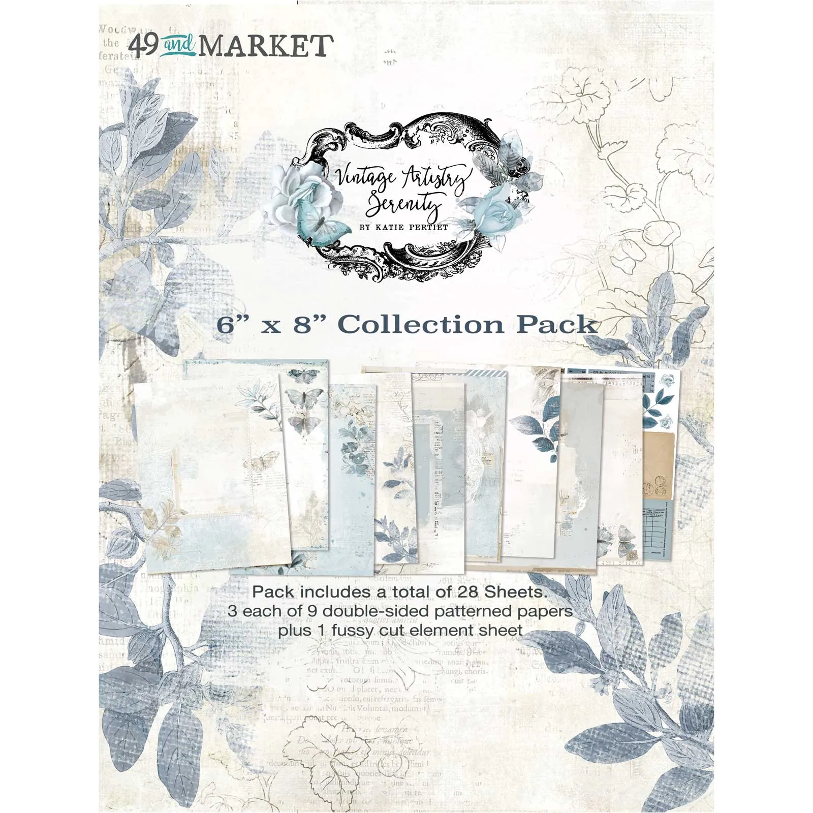 Serenity 6x8 Collection Pack by Vintage Artistry