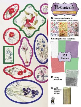 Botanicals Glitter & Gilded Quick Cards