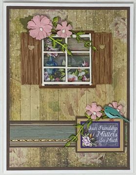 Window View Friendship Window Card