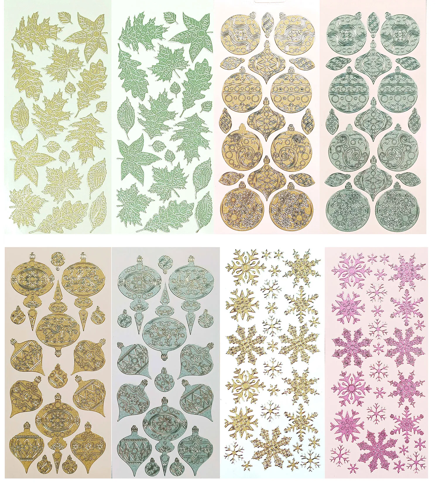 Never Before Seen Christmas Jewel Dazzles Stickers