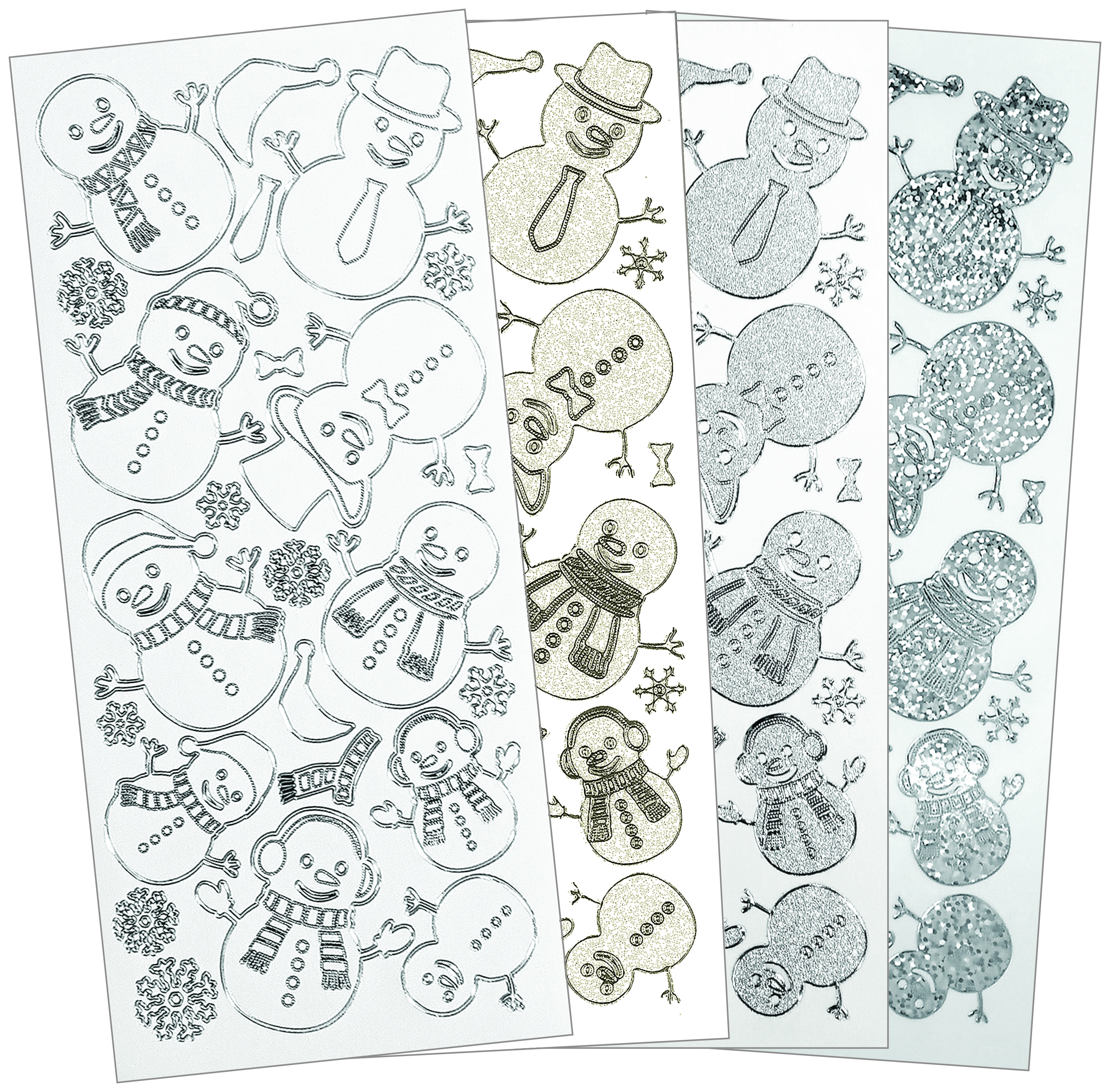 Snowpeople Dazzles™ Stickers, 4 sheets