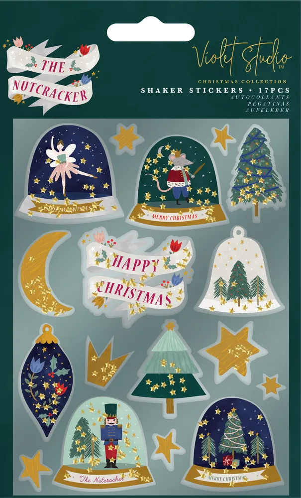 The Nutcracker Shaker Stickers, 12pcs