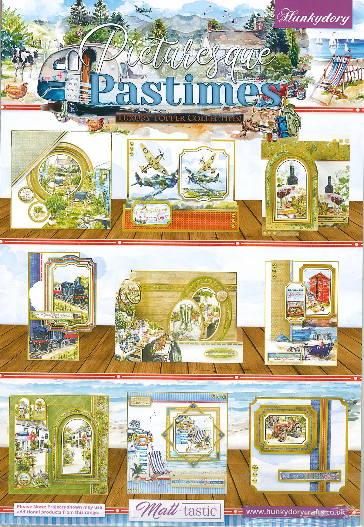 Picturesque Pastimes Luxury Topper Collection