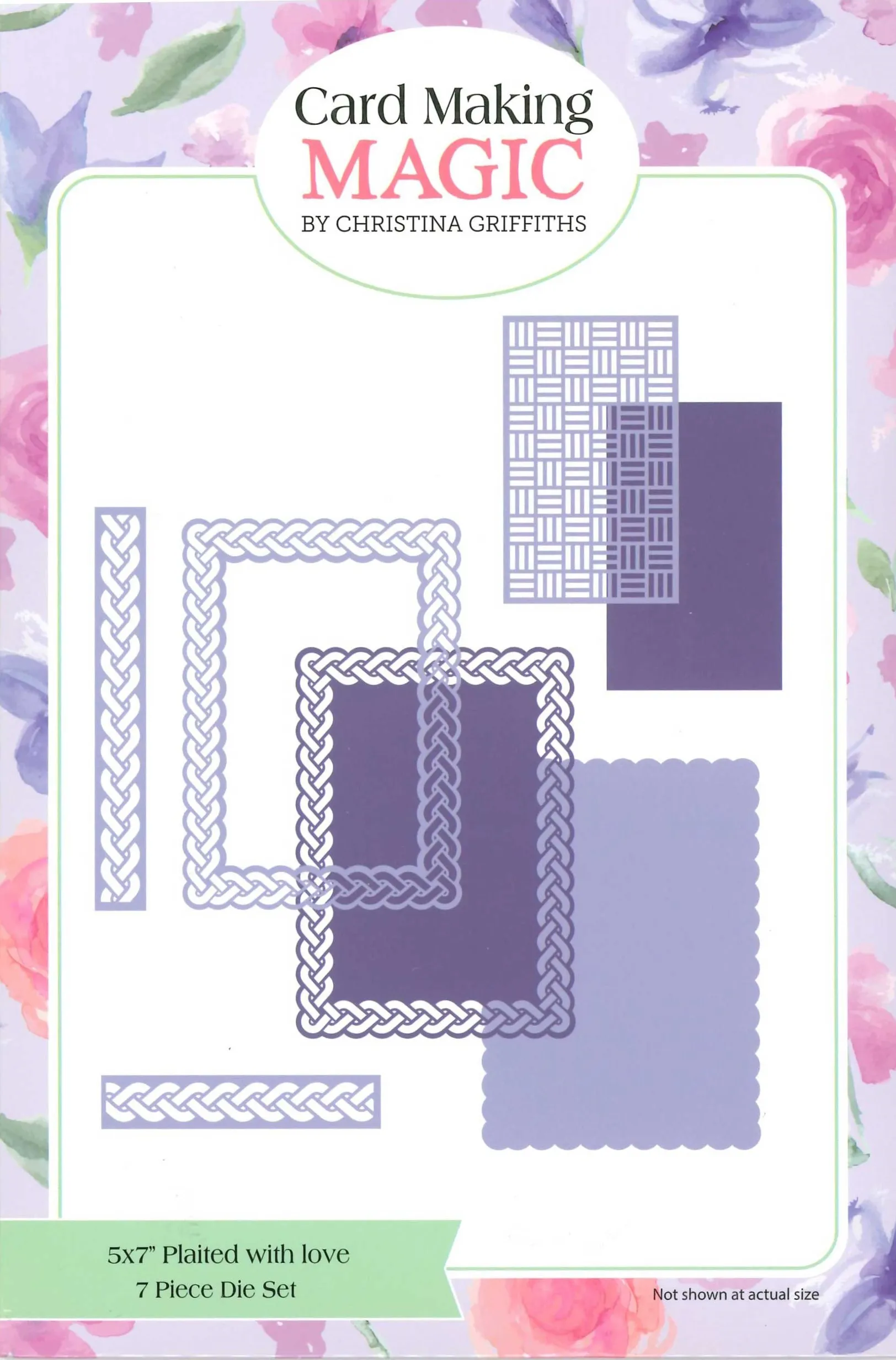 5x7 Plaited Dies by Card Making Magic