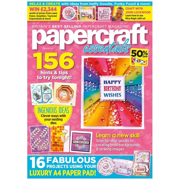 #213 Papercraft Essentials Magazine --English Rose