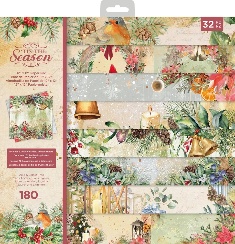 Tis the Season 12x12 Paper Pad