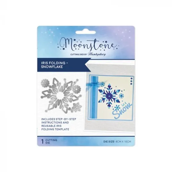 Snowflake Iris Folding Moonstone Dies