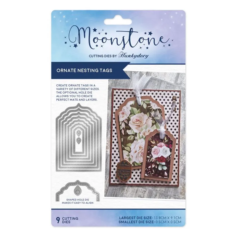 Ornate Nesting Tags Moonstone Dies