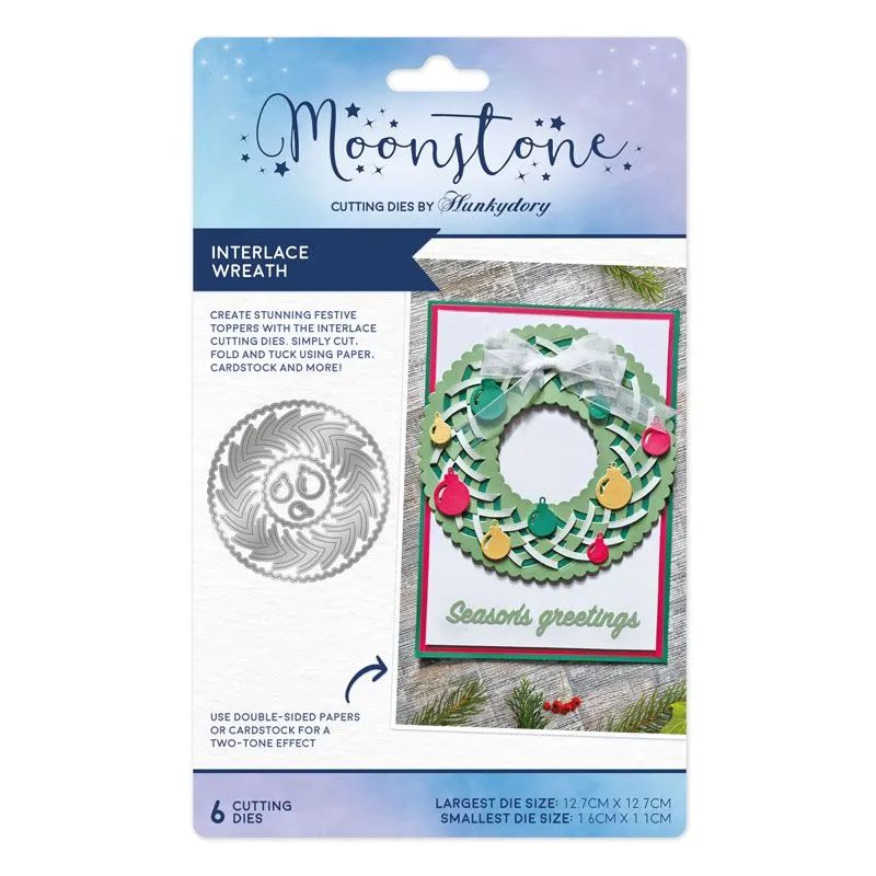 Interlace Wreath Moonstone Dies