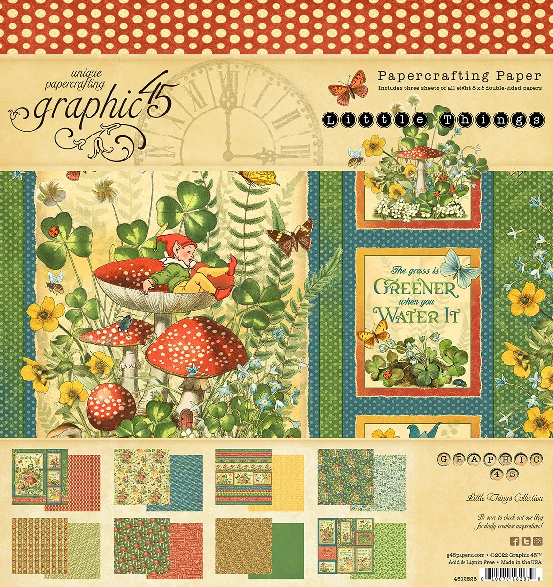 Little Things 8x8 Papers