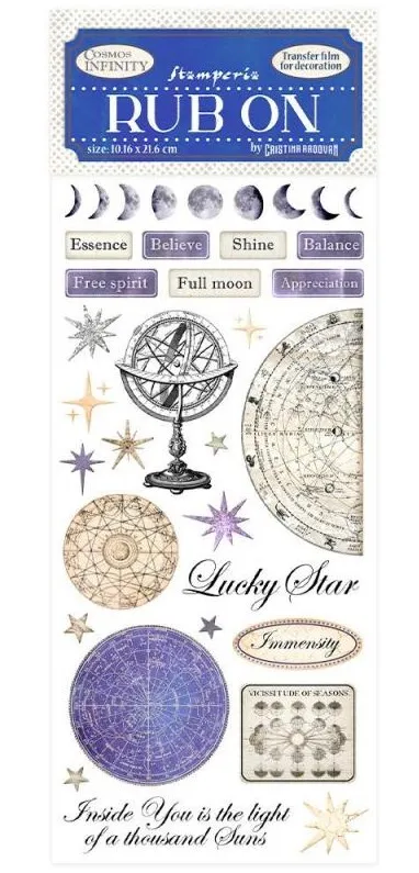 Cosmos Infinity Lucky Star Rub-Ons