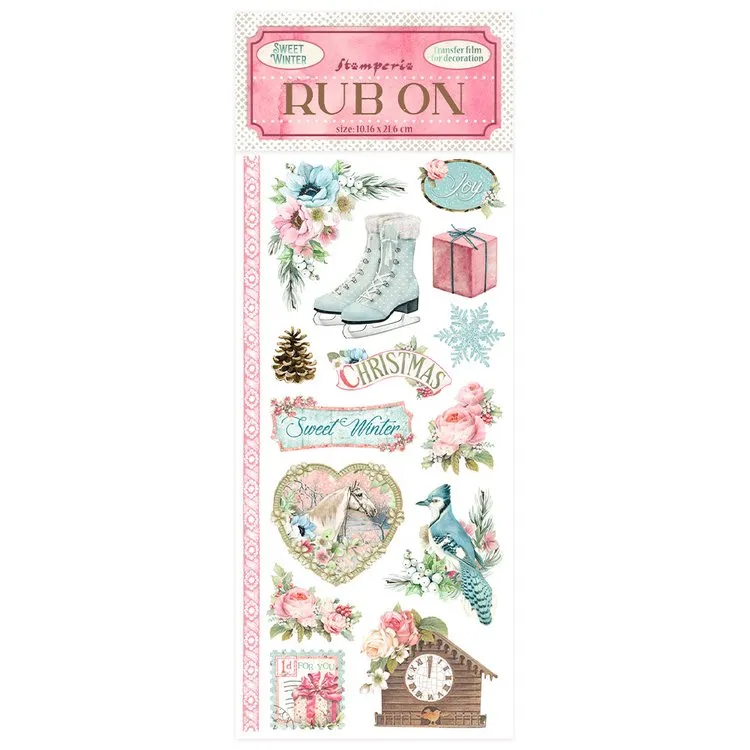 Sweet Winter Rub-Ons