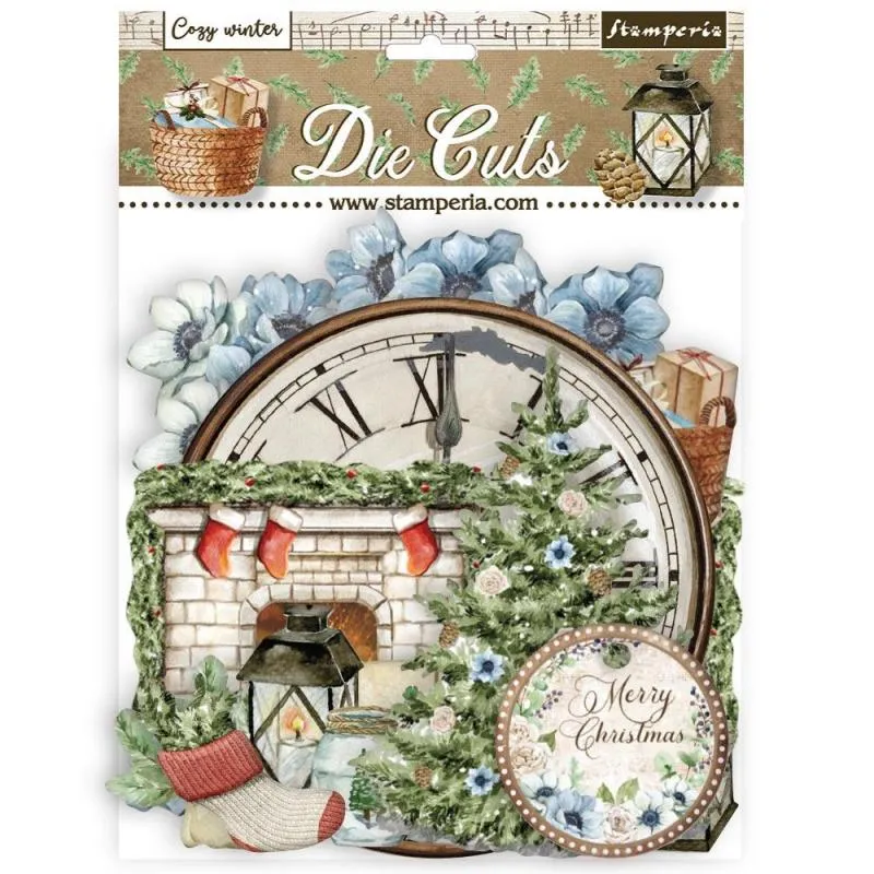 Romantic Cozy Winter Die-Cuts, 52 pieces