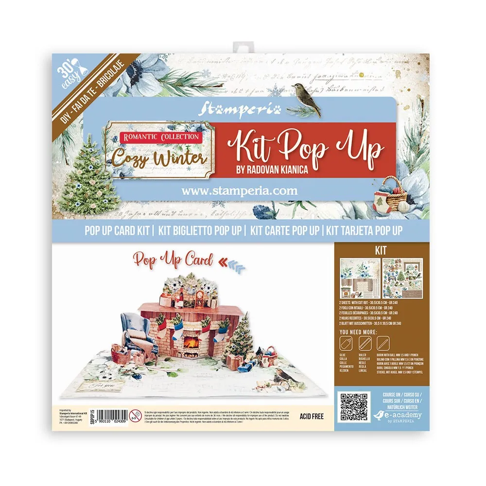Romantic Cozy winter 3D Paper Kit
