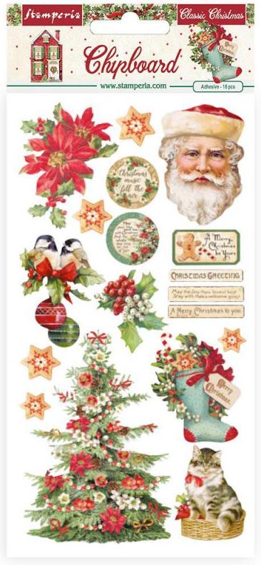 Classic Christmas Chipboard