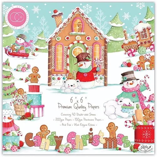 Candy Christmas 6x6 Paper Pad, 40 sheets