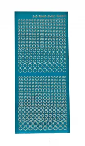 Teal Mirror Jewel Dazzlesâ¢ Stickers