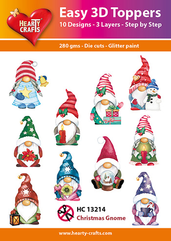 Christmas Gnomes 3D Toppers