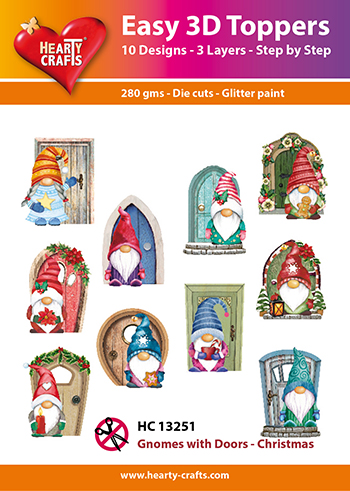 Gnomes with Doors 3D Toppers