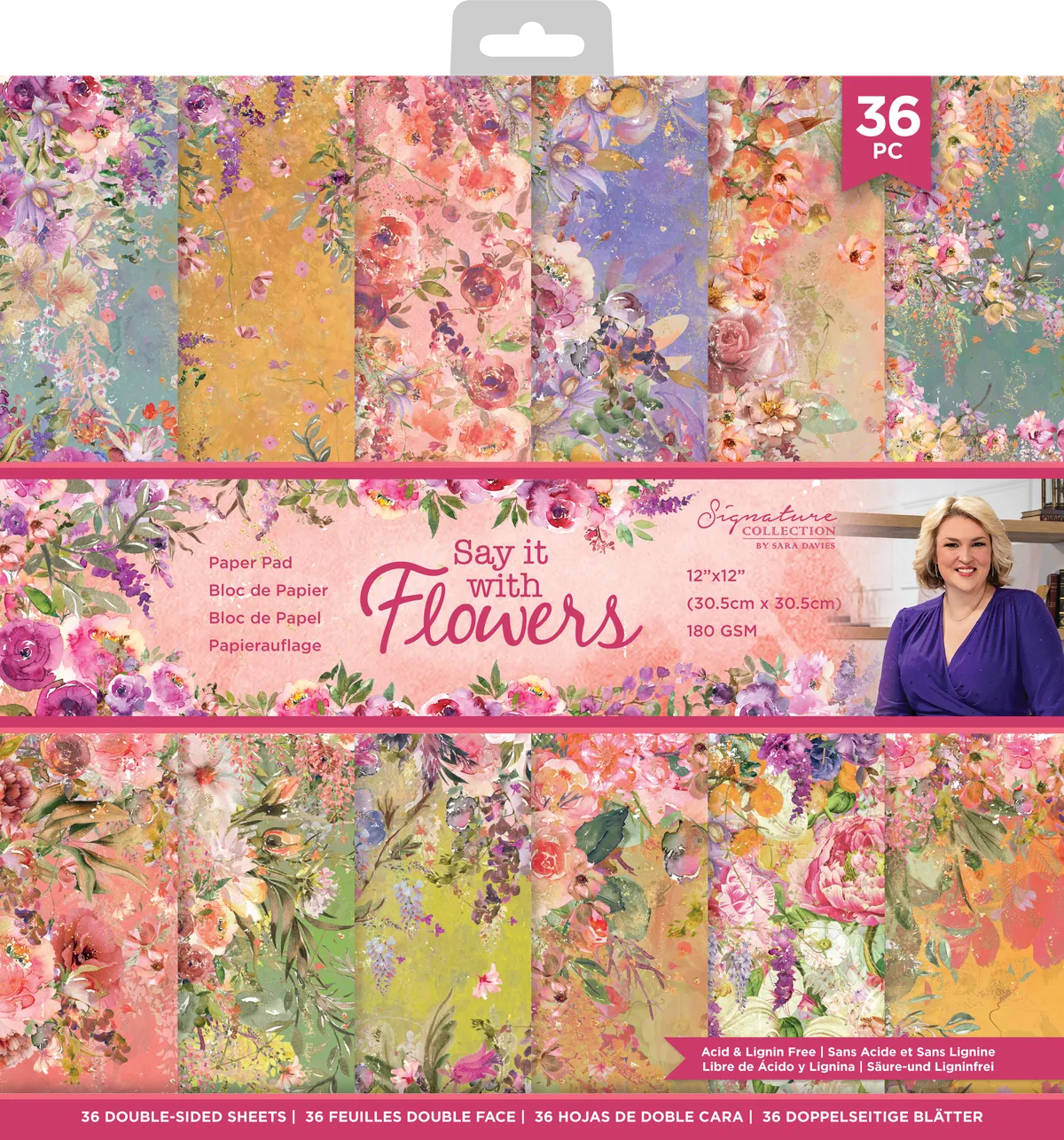 Say It With Flowers - 12 x 12 Paper Pad