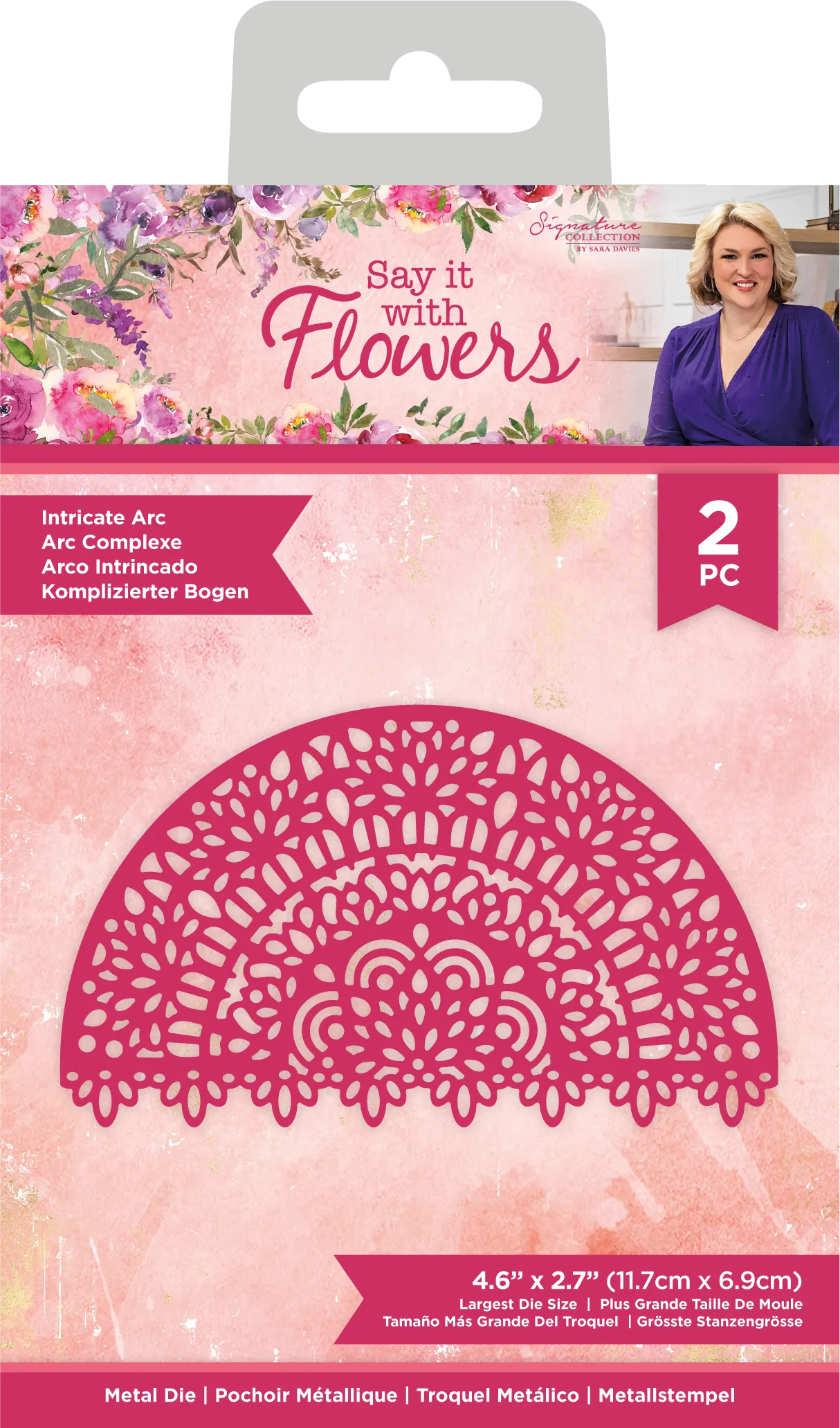 Intricate Arc Metal Die, Say It With Flowers